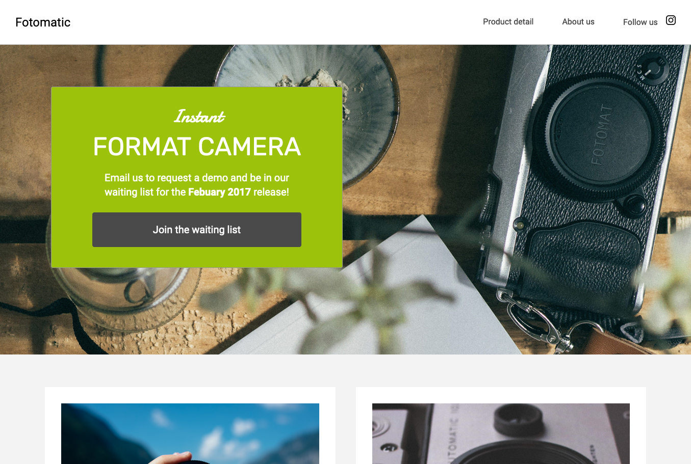 Photography Website