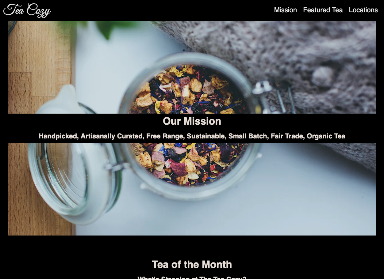 Tea Selling Website